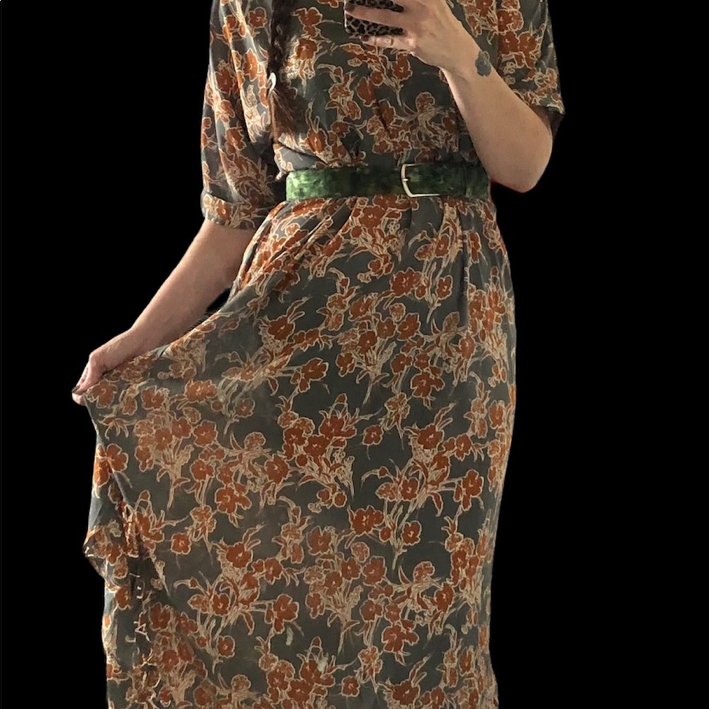 Mittoshop Dress Large Pockets Floral